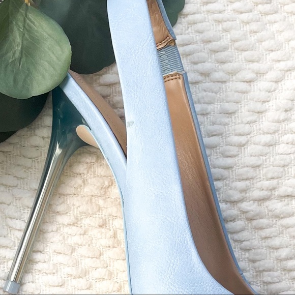 ALDO | Niky Baby Blue Slingback Heels Pumps - Picture 11 of 11